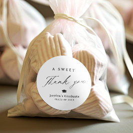 書モダン道A甘い卒業 ラウンドシール