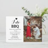 書モダン道i do bbq婚約パーティ 招待状 (スタンド正面)