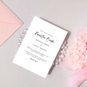 書モダン道Nuestra Bodaスペインの結婚の 招待状