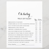 書モダン道Oh赤ちゃんシャワーゲーム (正面)