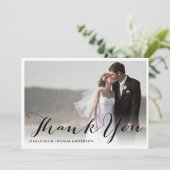 書モダン道Thank Youフォトカード サンキューカード (スタンド正面)