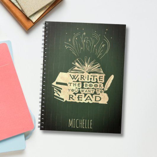 書ヴィンテージ読オリーブグリーン ノートブック