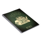 書ヴィンテージ読オリーブグリーン ノートブック (右側)