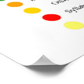 書世界図のシステム地図 ポスター (角)