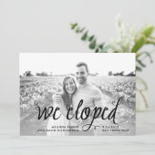 書予測できな道 | 我々は写真の発表を逃れた 案内状 (スタンド正面)