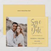 書伝統的道写真結婚の セーブザデート (正面/裏面)