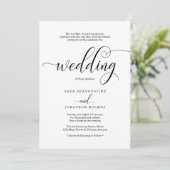 書伝統的道結婚式招待状 招待状 (スタンド正面)