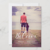 書信じエレガント写真 シーズンカード (正面)