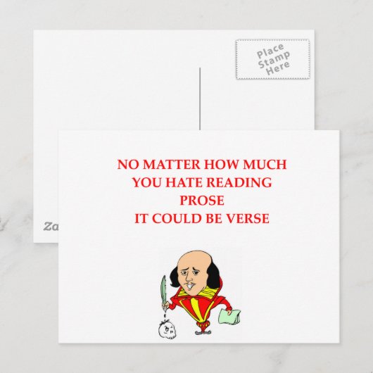 書冗談 ポストカード (正面/裏面)