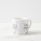 書出ろ!作家のやる気を起こさせるモットー エスプレッソカップ (正面右)