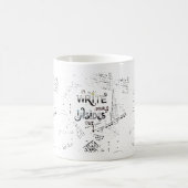書出ろ！作家のやる気を起こさせるモットー コーヒーマグカップ (中央)