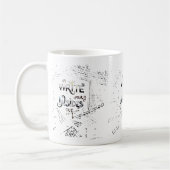 書出ろ！作家のやる気を起こさせるモットー コーヒーマグカップ (左)