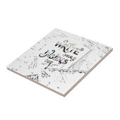 書出ろ！作家のやる気を起こさせるモットー タイル (側面)