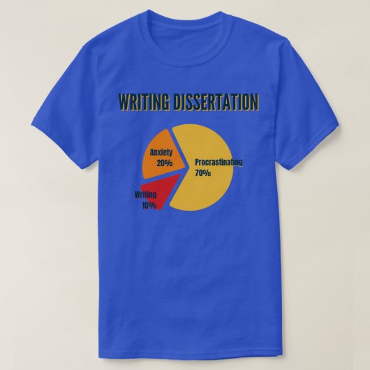 書博士論文第70期課程修了おもしろい大学院 Tシャツ (デザイン正面)