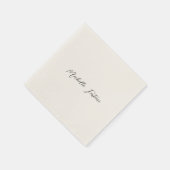 書名は単純エレガントミニマル スタンダードカクテルナプキン (角)