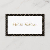 書名アールデコ型名刺名刺 名刺 (正面)