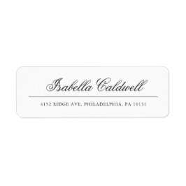 書名エレガント事業差出人住所 ラベル