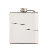 書名パーソナライズされたアイボリーバチェロレッテ フラスク (裏面)