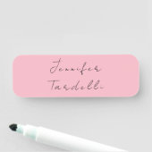 書名プロフェッショナルプレインピンクフェミニン 名札 (インサイチュ)