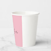 書名プロフェッショナルプレインピンクフェミニン 紙コップ (左)