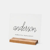 書名モダンアクリル アクリルサイン (傾斜)