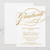 書字卒業招待状 招待状 (正面/裏面)