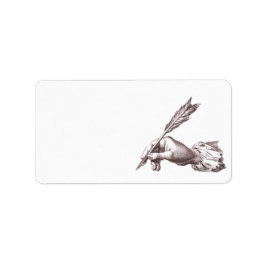 書家エレガント、作家等の筆跡 ラベル