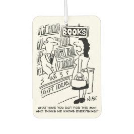 書店で女が尋ねる カーエアーフレッシュナー