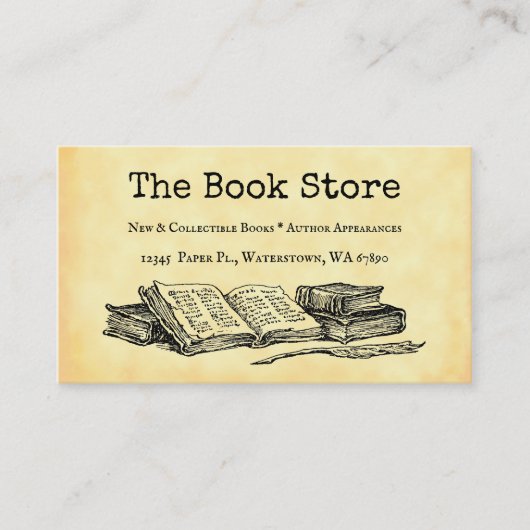 書店カスタム名刺 名刺 (正面)