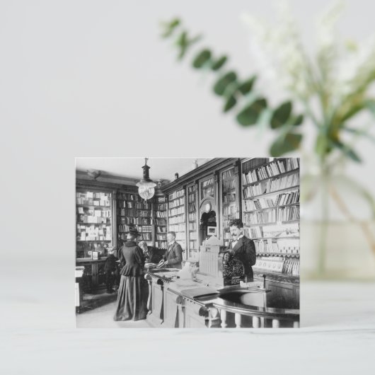 書店， 1895 ポストカード (スタンド正面)