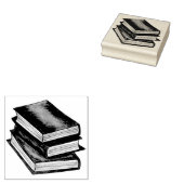 書庫のリテラシ読ー教育 ラバースタンプ (押印)