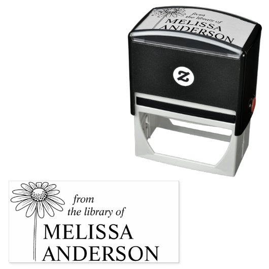 書庫スタンプ教室ブックスタンプカスタム先生 セルフインキングスタンプ (インサイチュ)