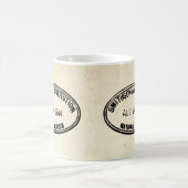 書庫スタンプ・スミソニアン協会1944 コーヒーマグカップ (中央)