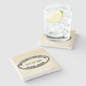 書庫スタンプ・スミソニアン協会1944 ストーンコースター (横)