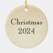 書庫スタンプ・スミソニアン協会1944 セラミックオーナメント (裏面)