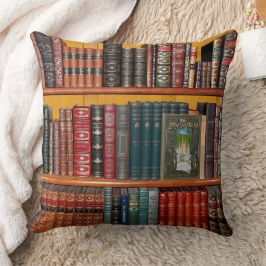 書庫本棚書店 クッション (ブランケット)