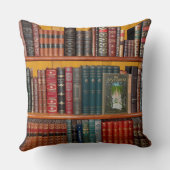 書庫本棚書店 クッション (裏面)