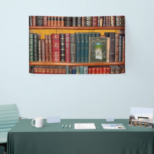 書庫本棚書店 横断幕 (トレードショー)