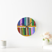 書庫読 ラウンド壁時計 (ホーム)