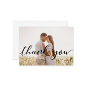 書感謝してい書の結婚式の日フォトノートカード ノートカード (正面/裏面インサイチュ)