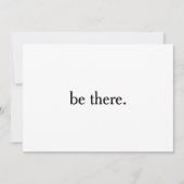 書招待状 招待状 (正面)