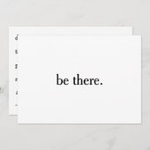 書招待状 招待状 (正面/裏面)