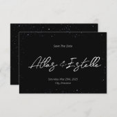 書星の結婚中で セーブザデート (正面/裏面)