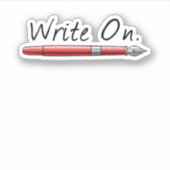 書書作家に対して シール (正面)