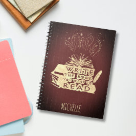 書本が赤く読なった ノートブック