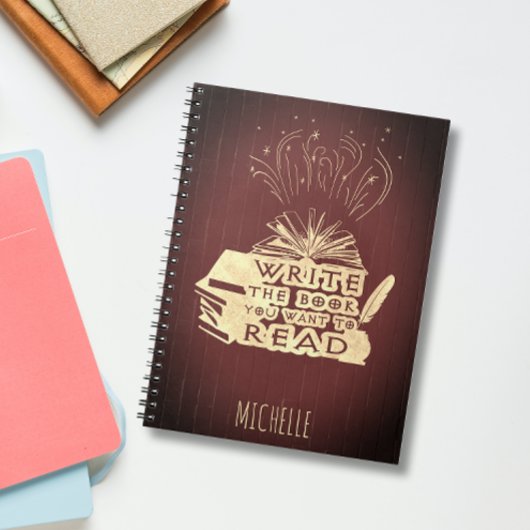 書本が赤く読なった ノートブック