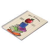 書架が付いているクラスAppleからの先生のギフト ノートブック (左側)