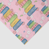 書架と花ピンクティッシュペーパー 薄葉紙 (詳細)