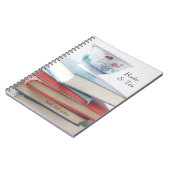 書架のブッククラブのティーカップ ノートブック (左側)