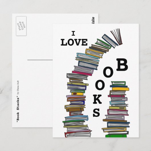 書架はがき ポストカード (正面/裏面)